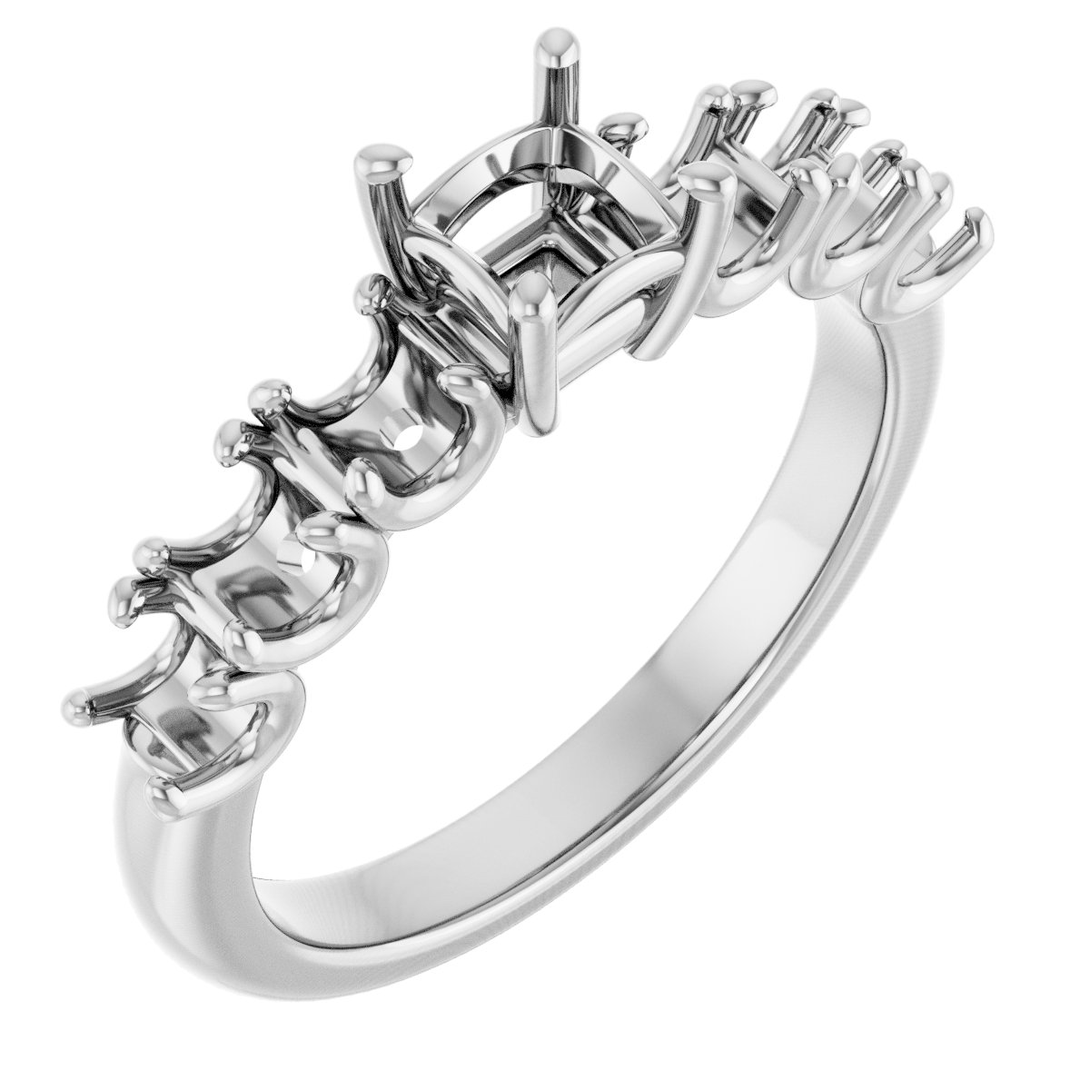 Accented Engagement Ring