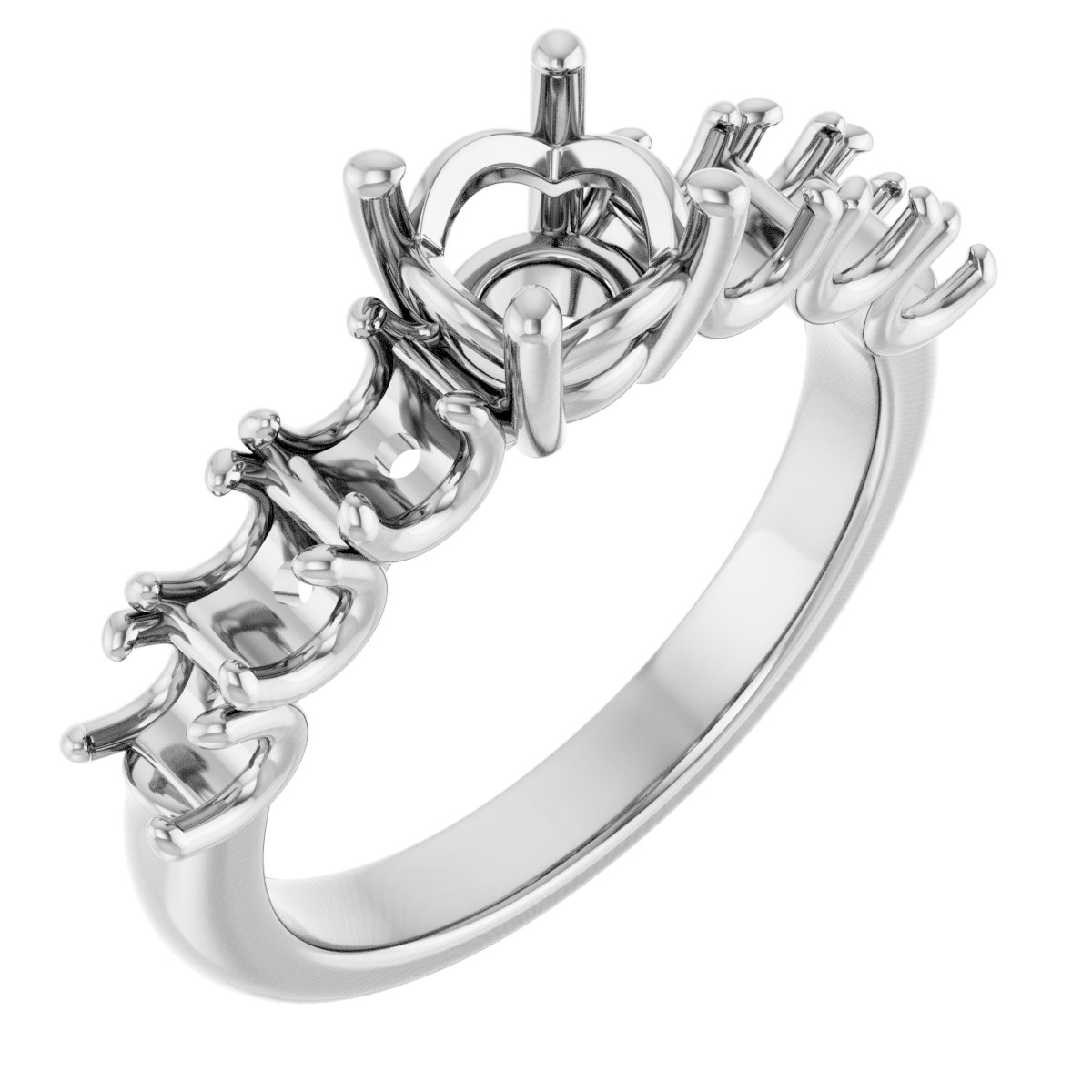 Accented Engagement Ring