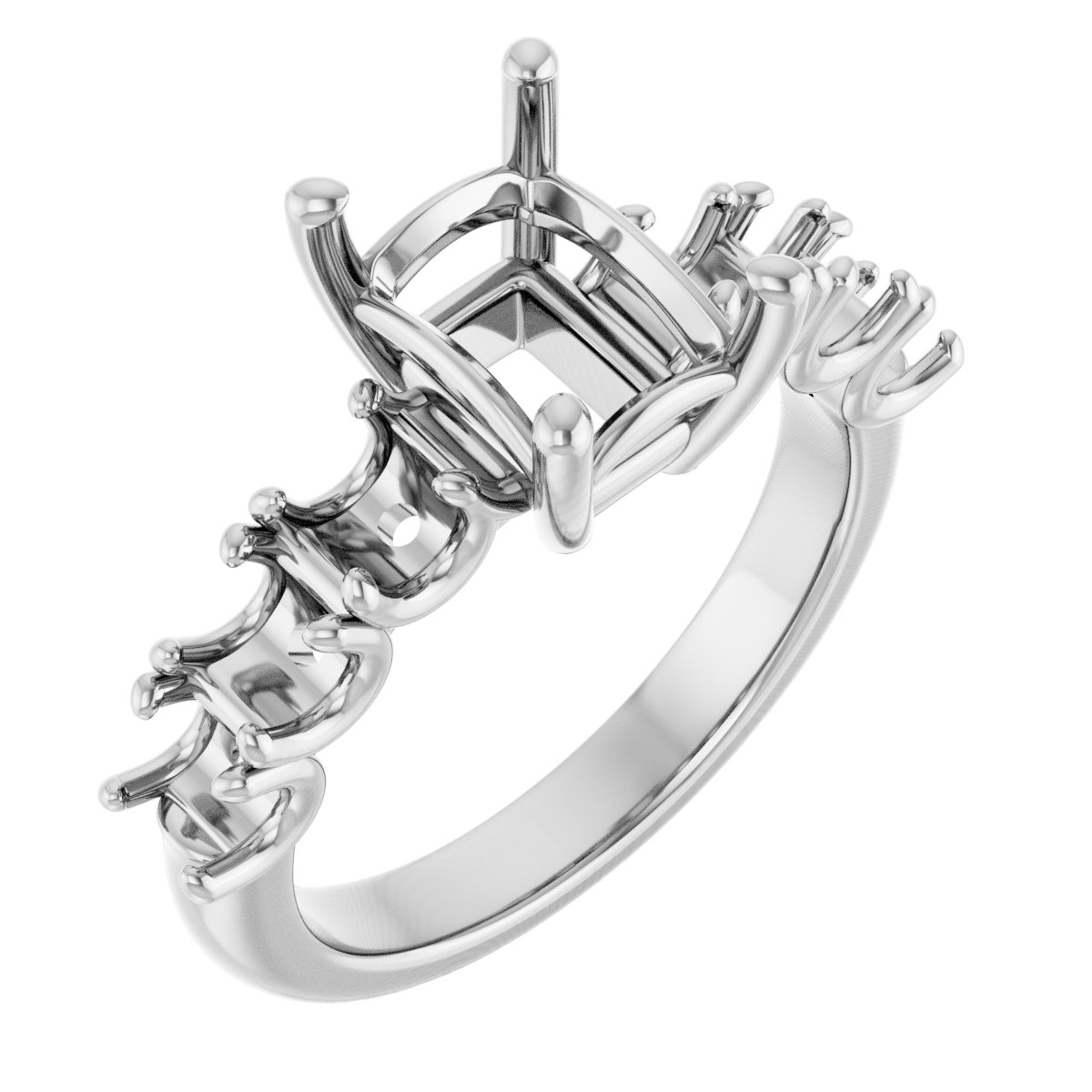 Accented Engagement Ring
