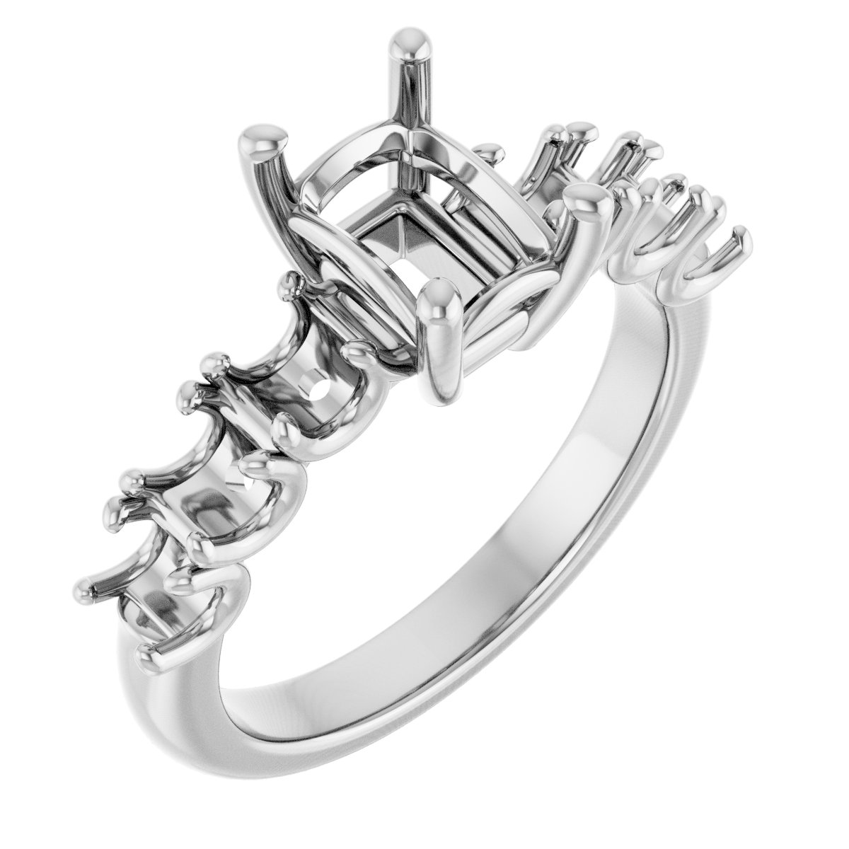 Accented Engagement Ring