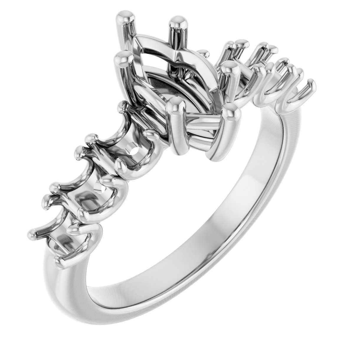 Accented Engagement Ring