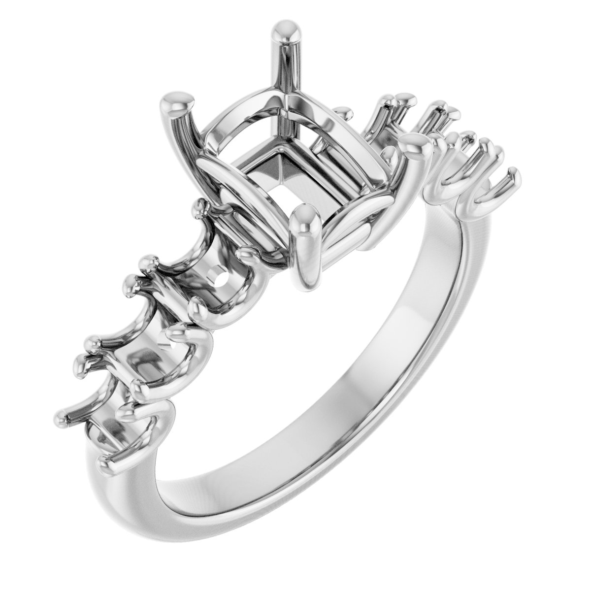 Accented Engagement Ring