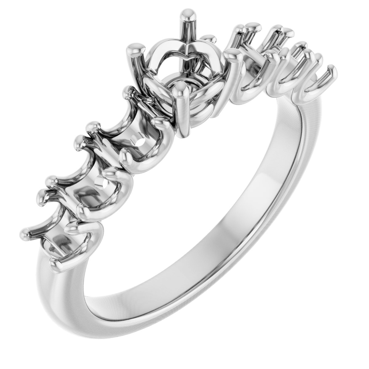 Accented Engagement Ring