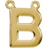 14K Yellow Block Initial B Necklace Center Ref. 2696097