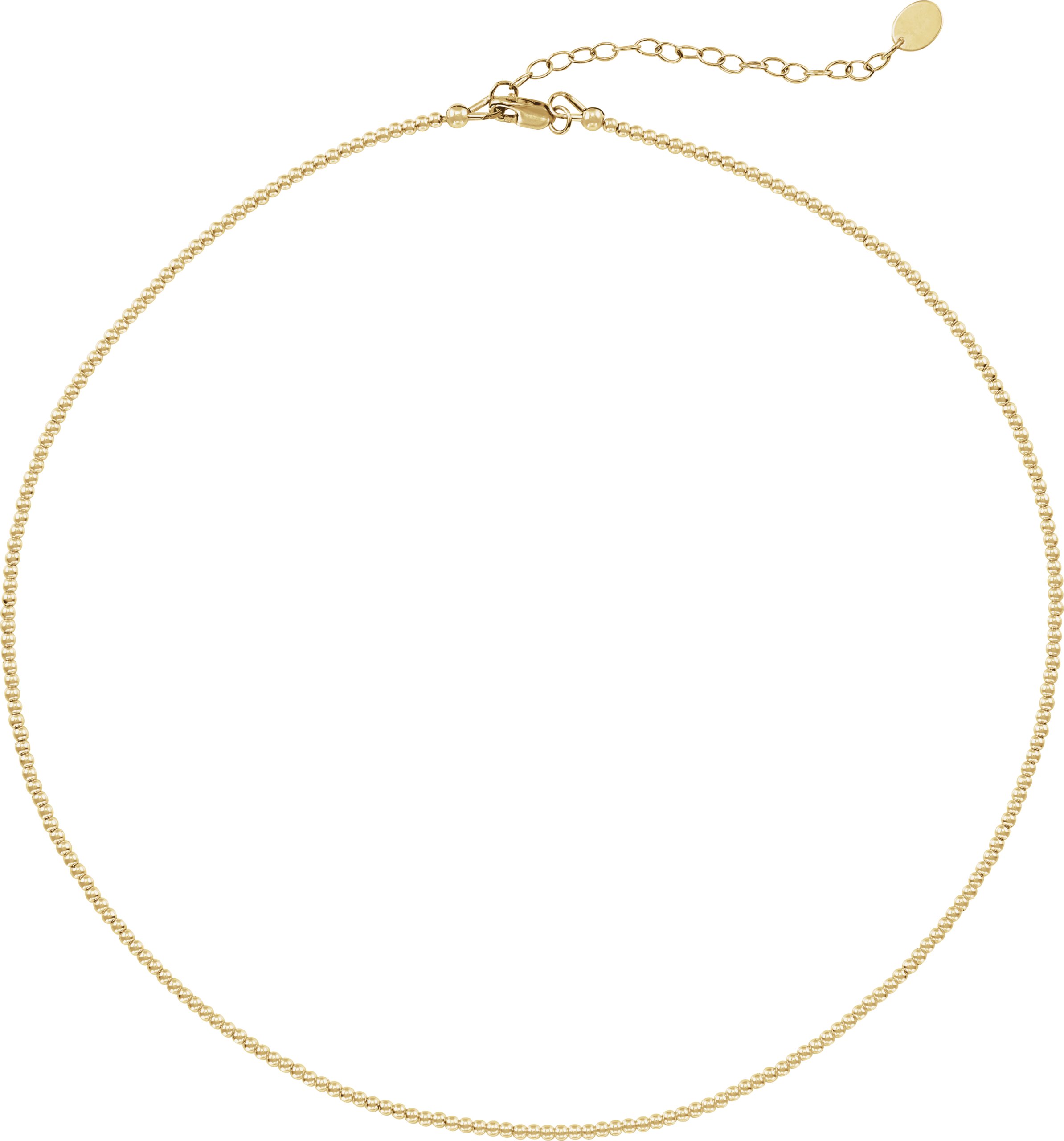 Hollow Bead Necklace