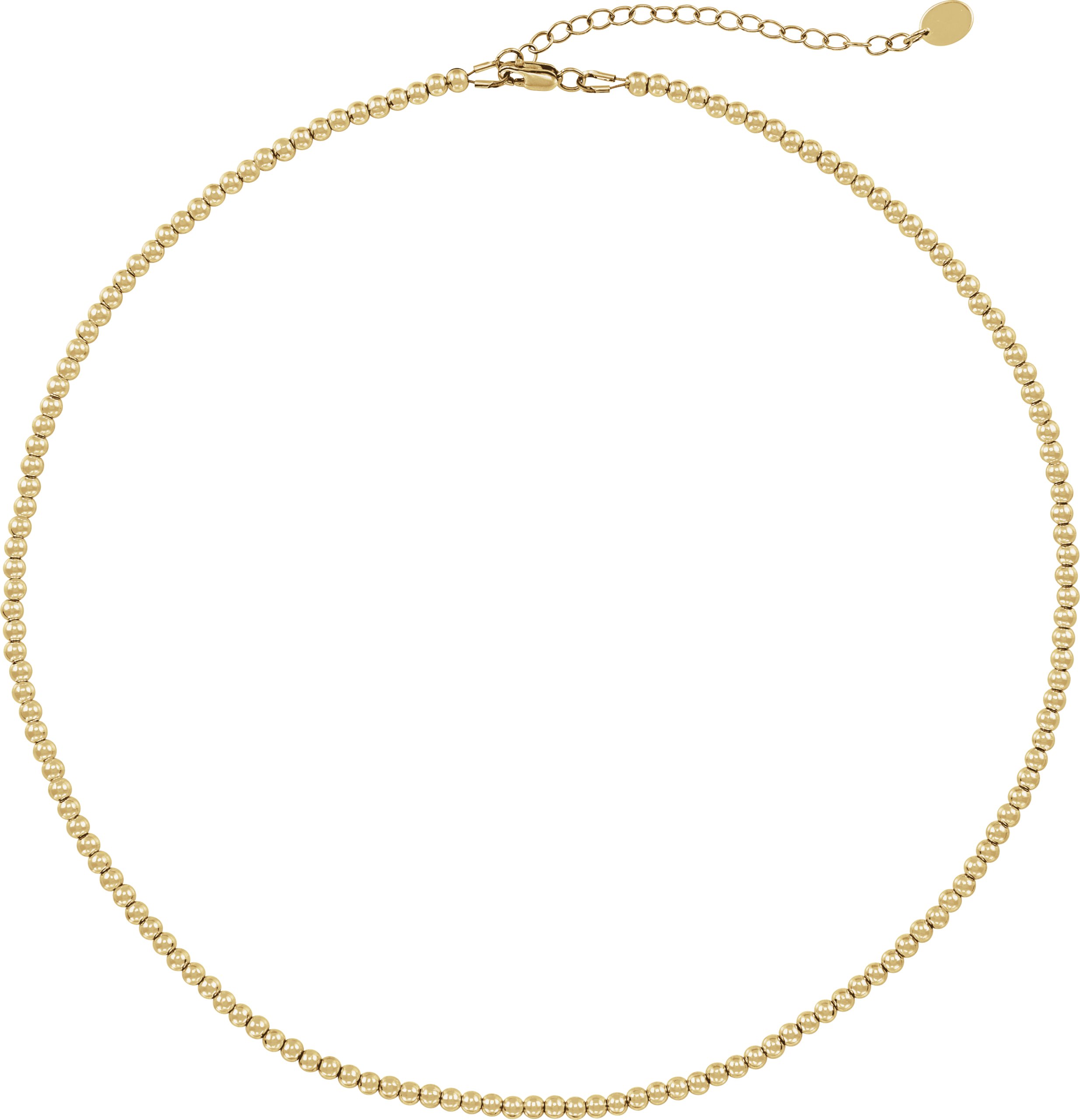 Hollow Bead Necklace