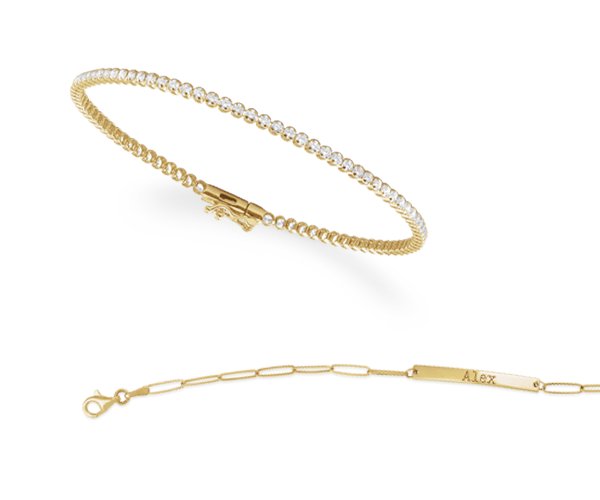 Gold Diamond Bracelets