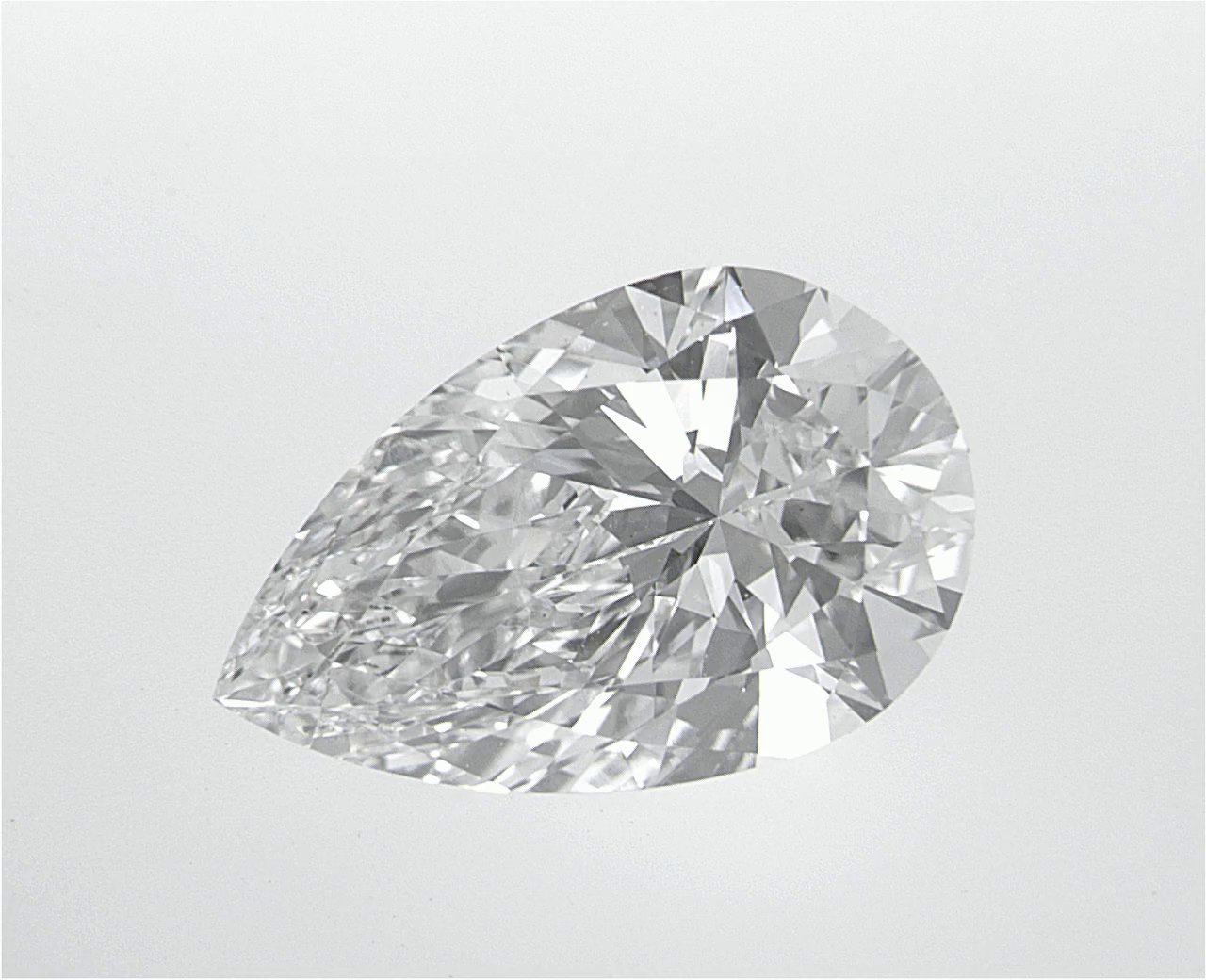 2.5 CT Pear Lab-Grown Diamond Surrey Vancouver Canada Langley Burnaby Richmond