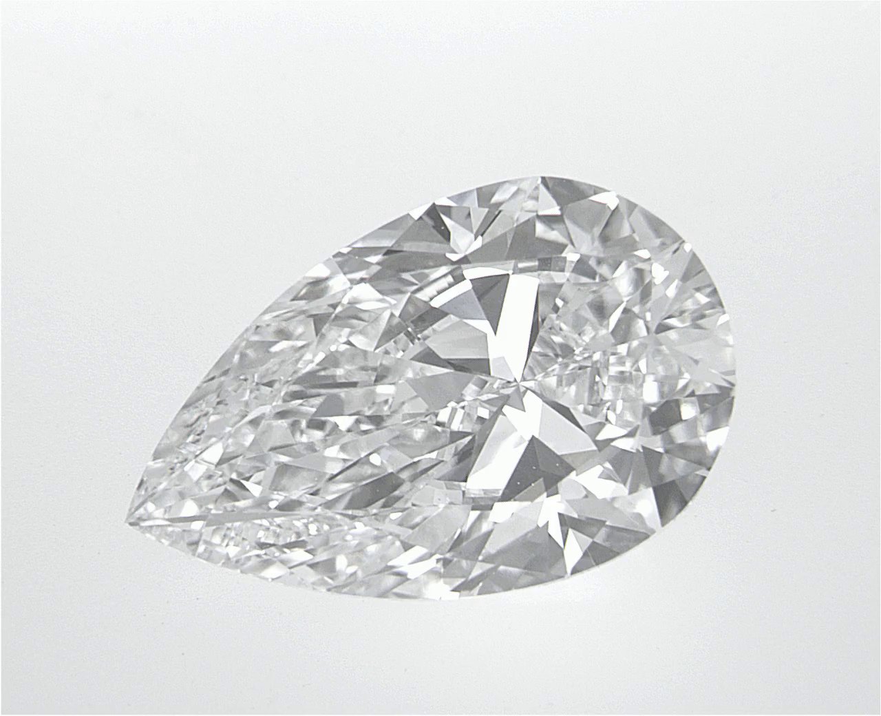 3.7 CT Pear Lab-Grown Diamond Surrey Vancouver Canada Langley Burnaby Richmond
