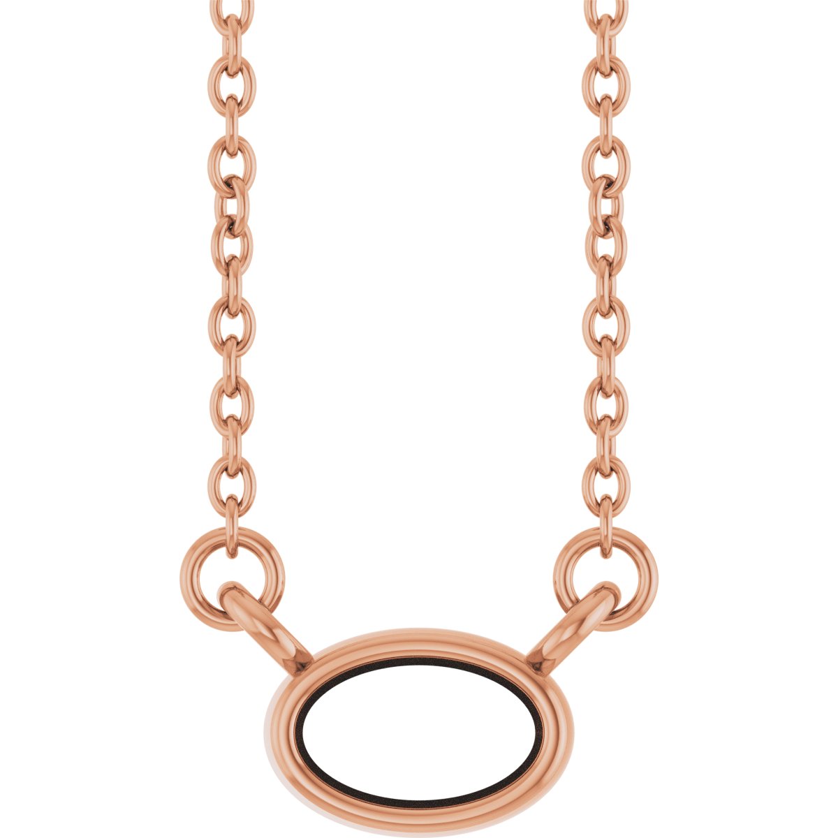 Bezel-Set Solitaire Necklace
