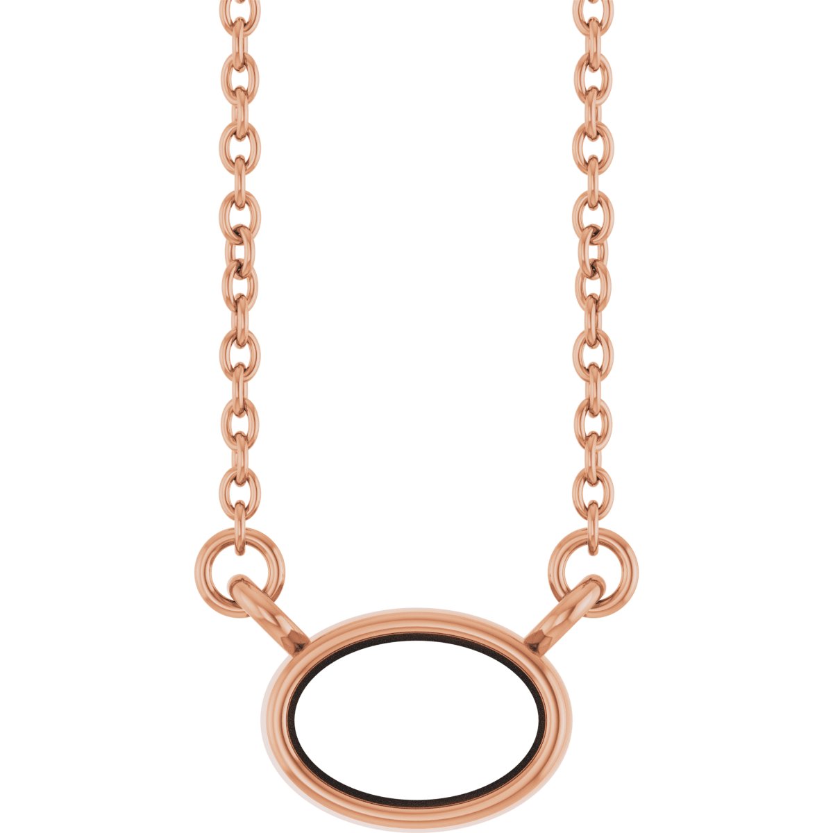 Bezel-Set Solitaire Necklace
