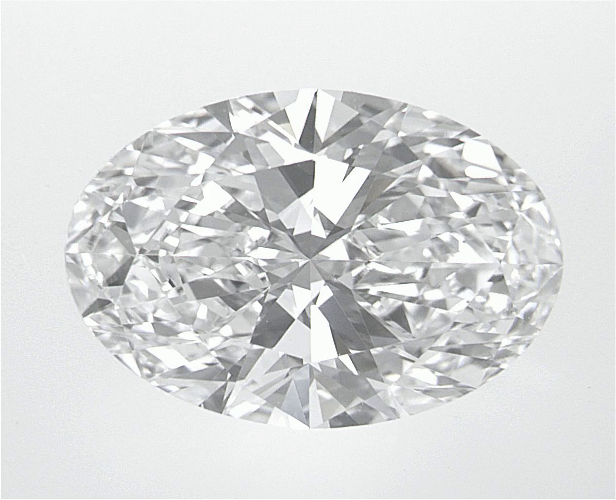3.45 CT Oval Lab-Grown Diamond Surrey Vancouver Canada Langley Burnaby Richmond