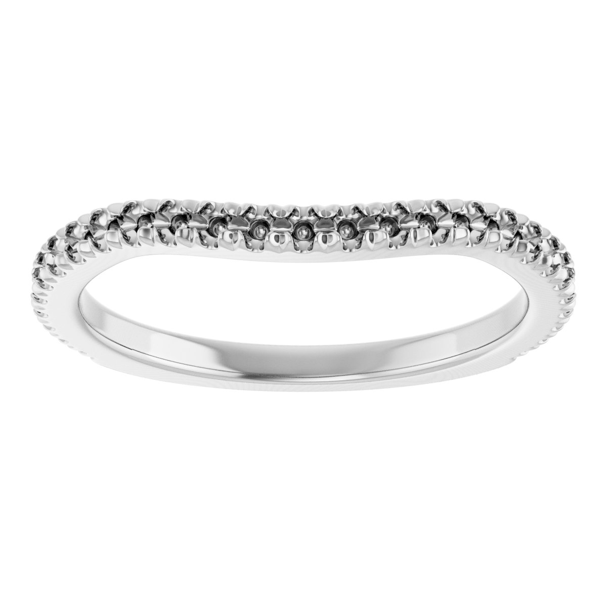 Band Mounting for 5.5x5.5 mm Asscher Ring view 3