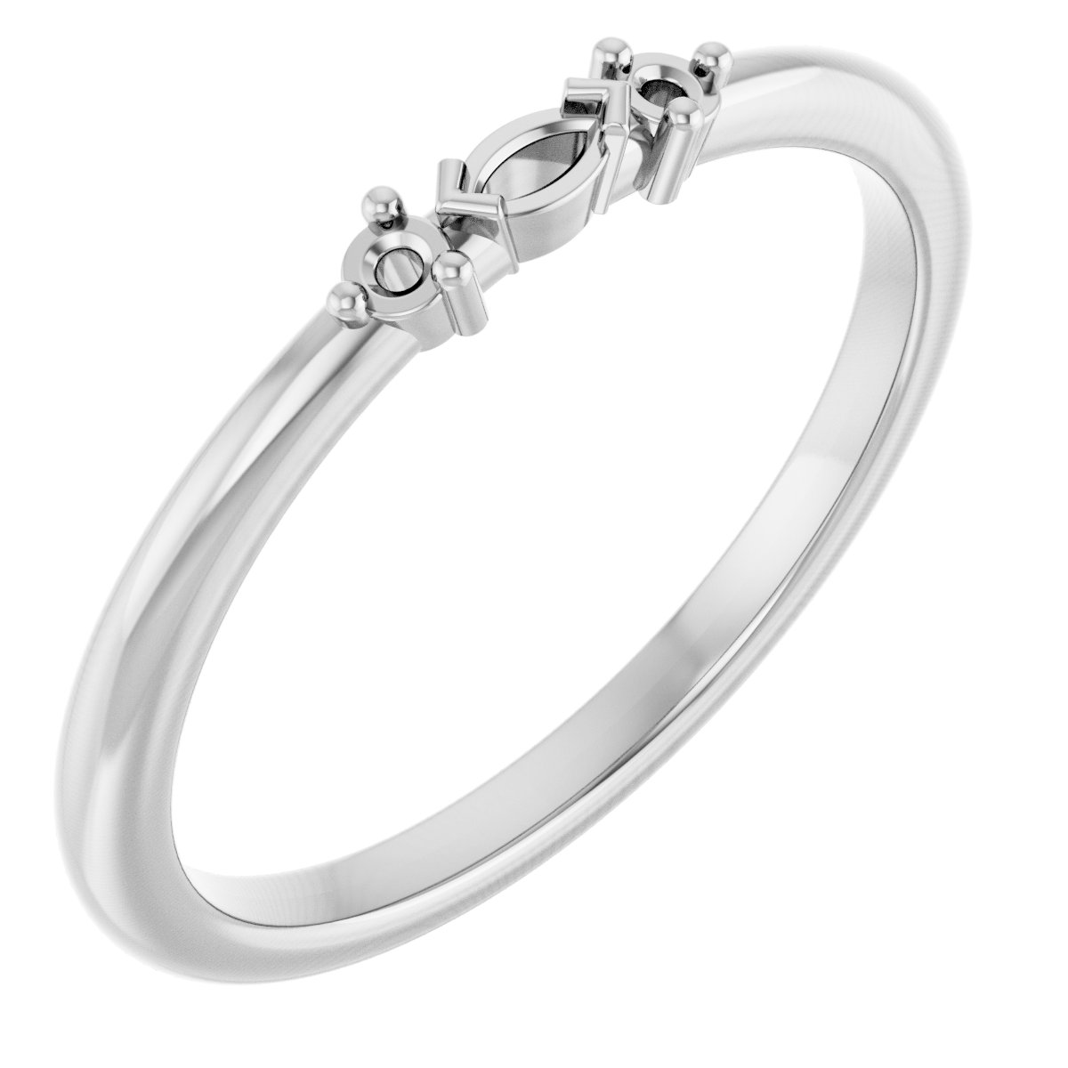 Accented Stackable Ring