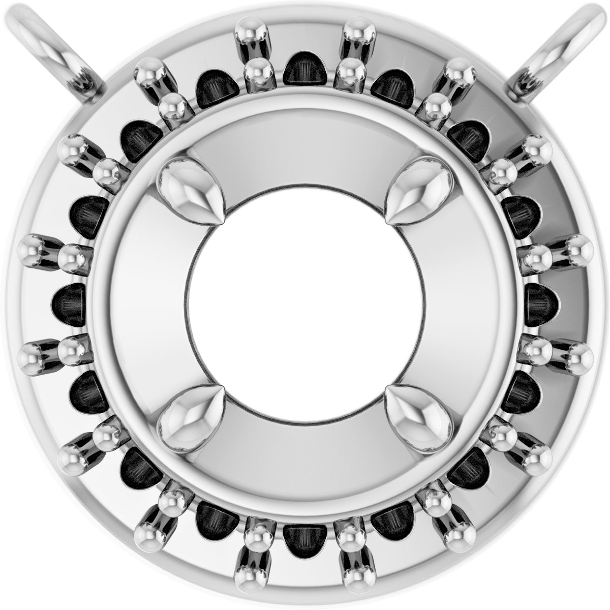 Halo-Style Necklace Center