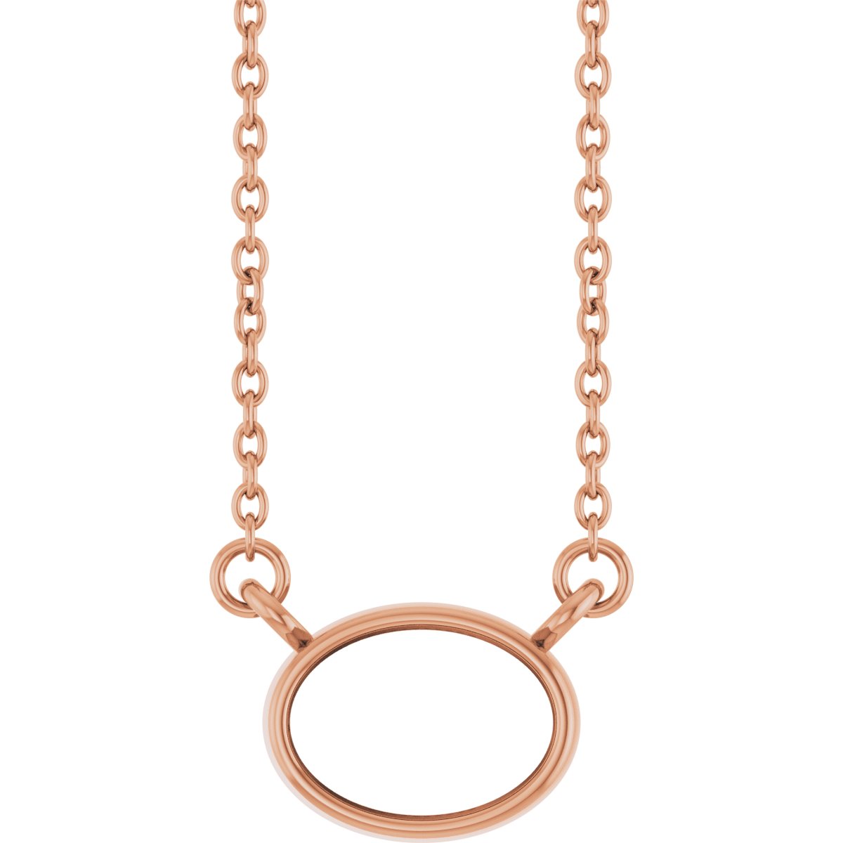 Bezel-Set Solitaire Necklace