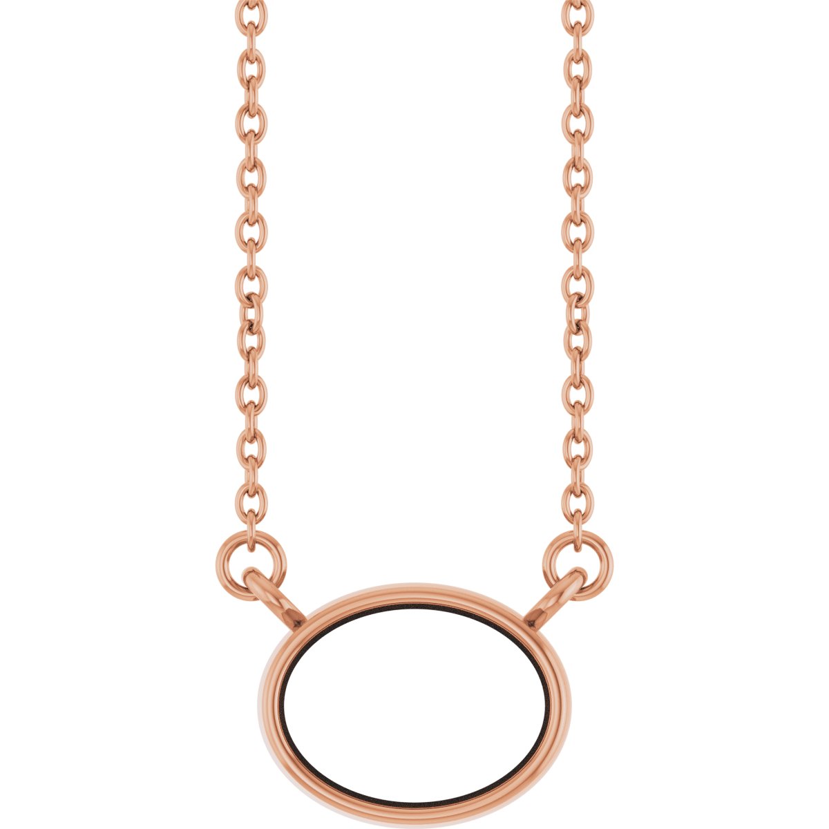Bezel-Set Solitaire Necklace