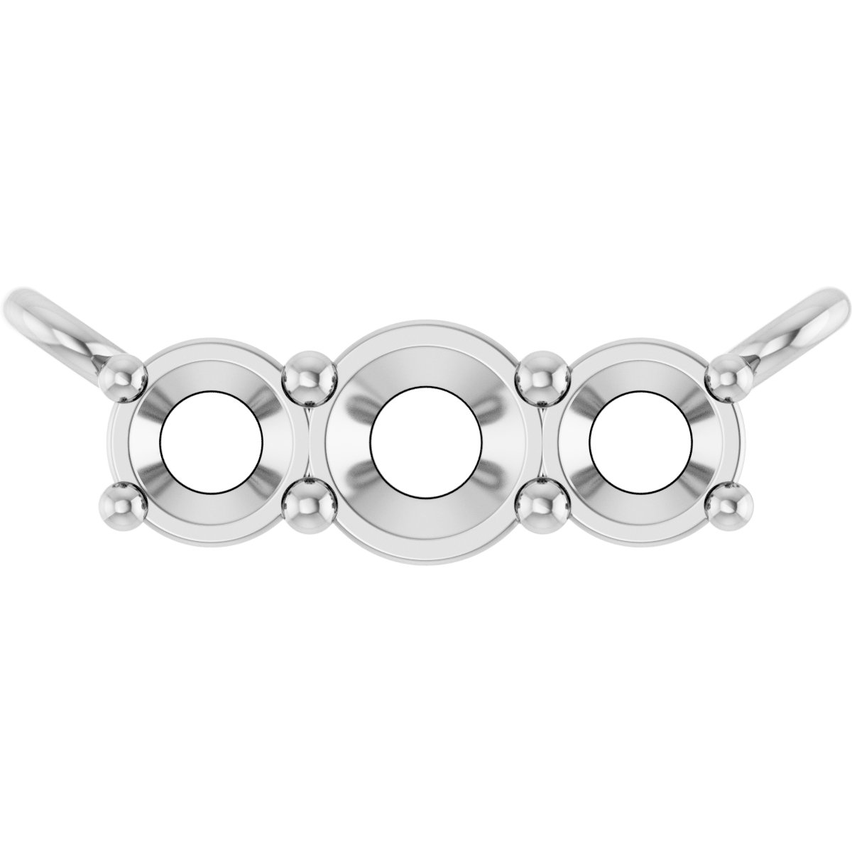 Three-Stone Necklace or Center
