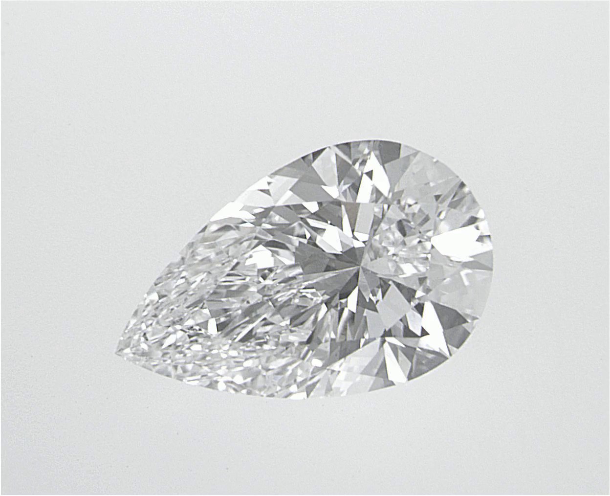 1.35 CT Pear Lab-Grown Diamond Surrey Vancouver Canada Langley Burnaby Richmond