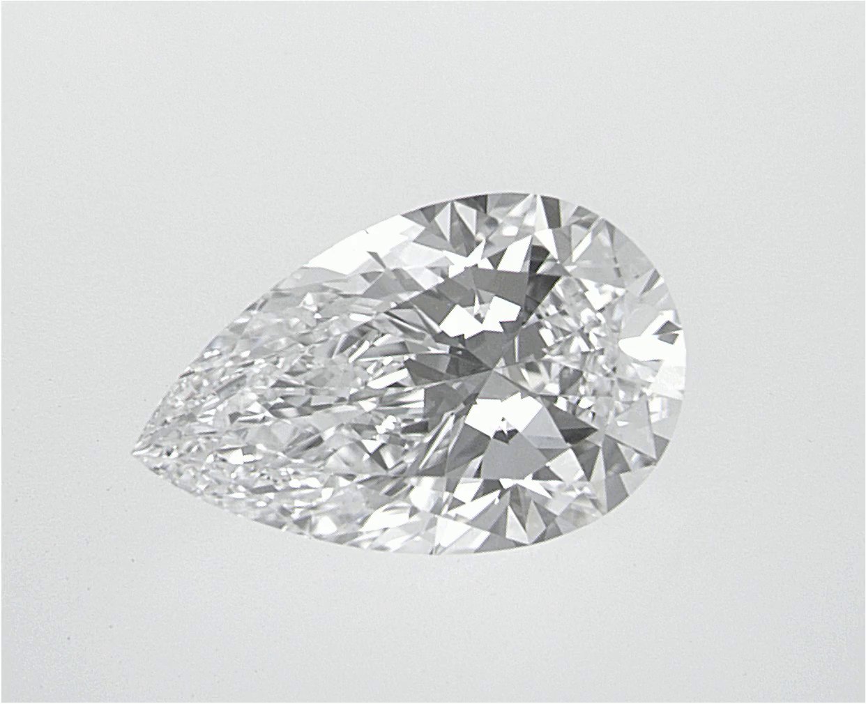 1.36 CT Pear Lab-Grown Diamond Surrey Vancouver Canada Langley Burnaby Richmond