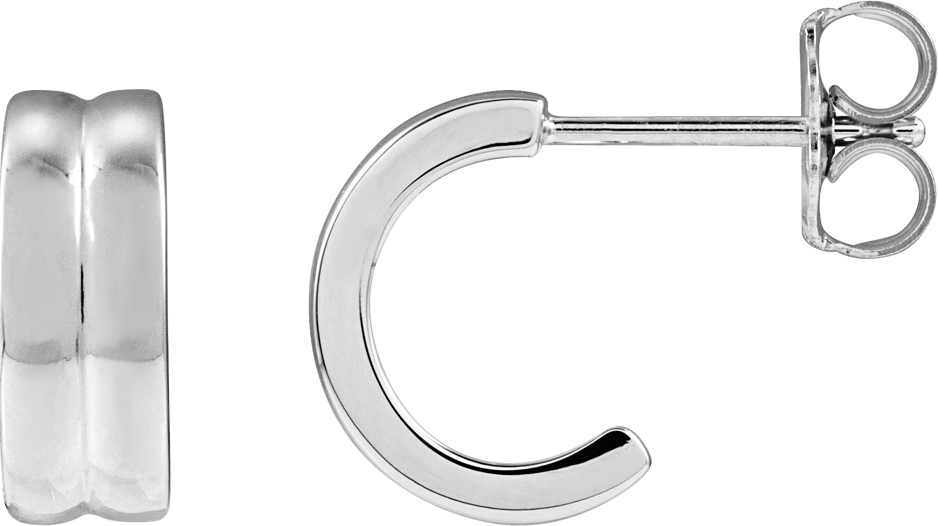 Concave Hoop Earrings