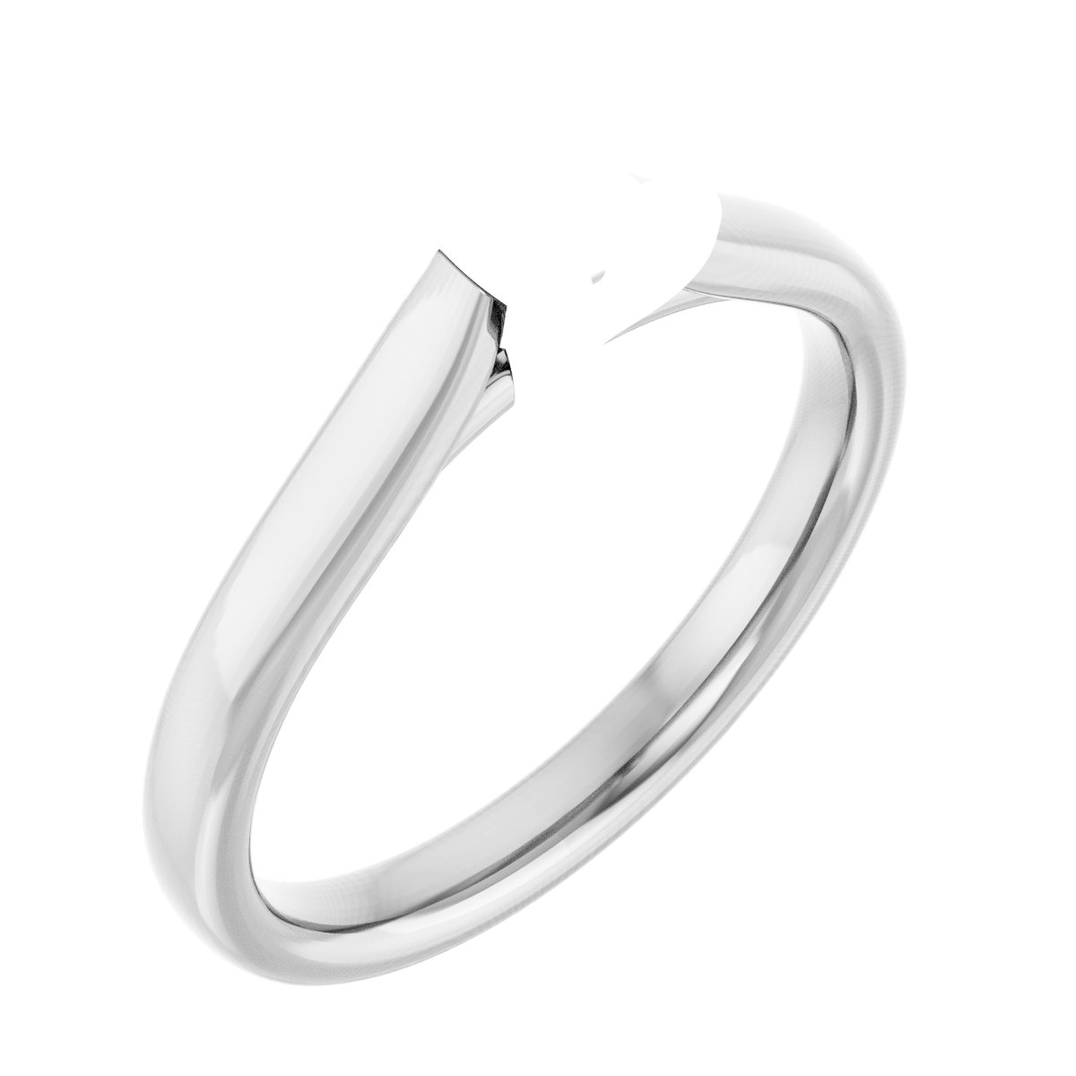 Claw-Prong Solitaire Engagement Ring or Band