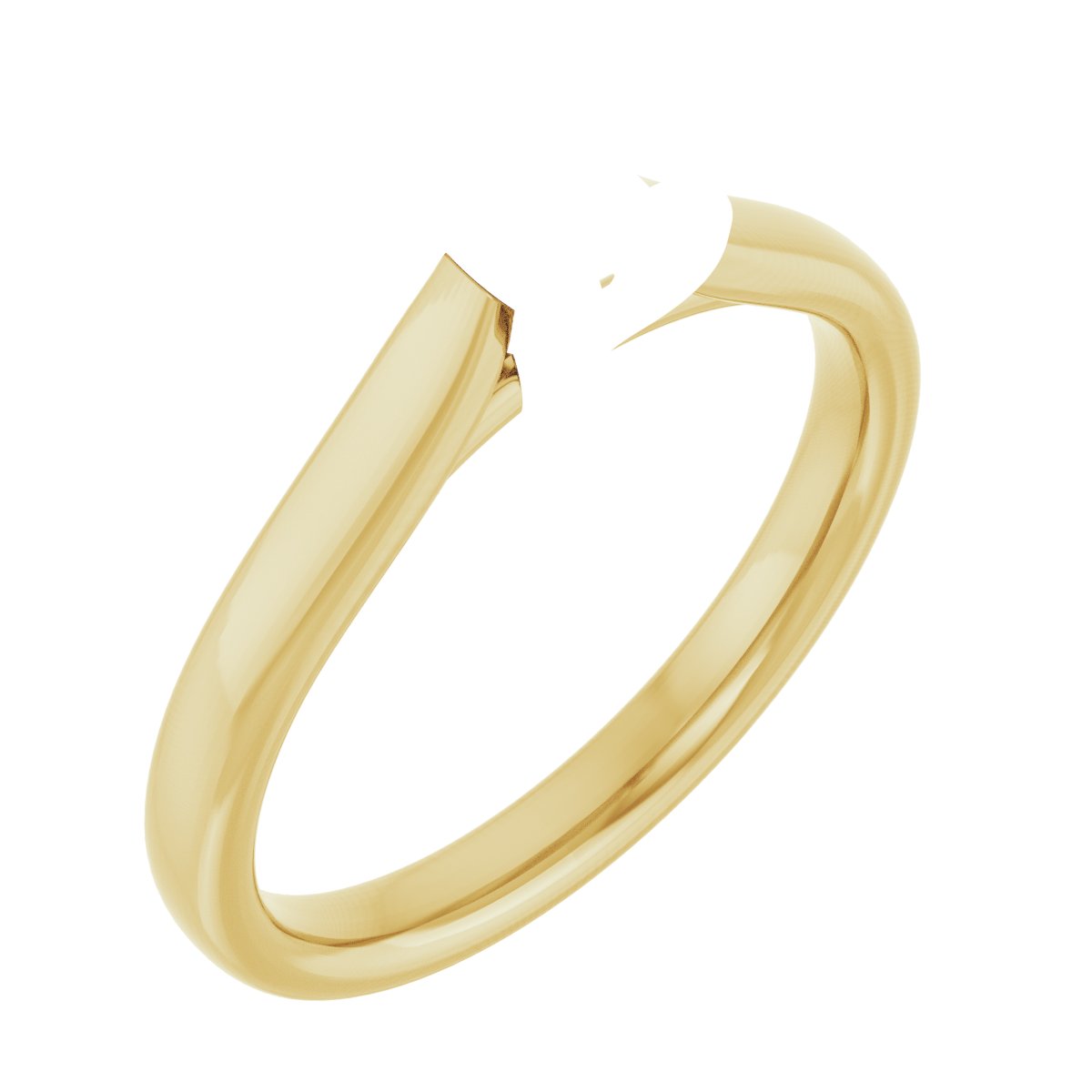 Claw-Prong Solitaire Engagement Ring or Band