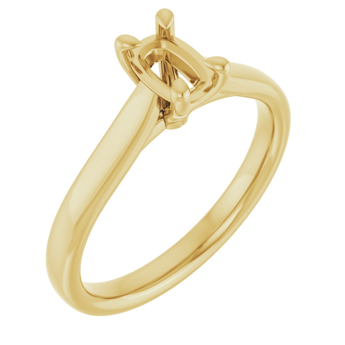 Claw-Prong Solitaire Engagement Ring or Band