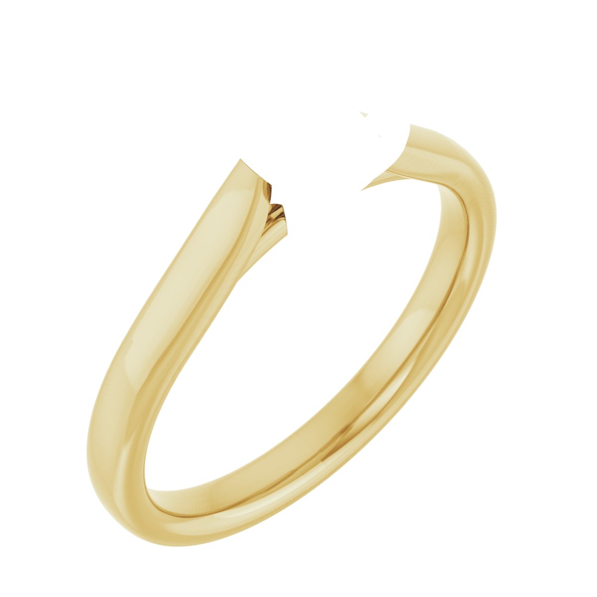 Claw-Prong Solitaire Engagement Ring or Band