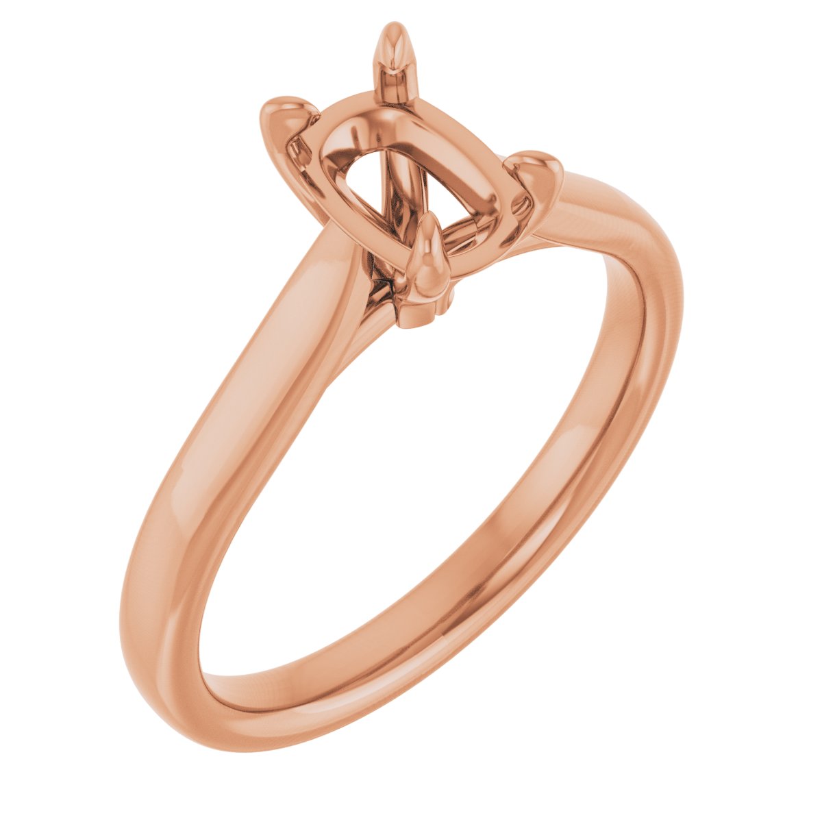 Claw-Prong Solitaire Engagement Ring or Band
