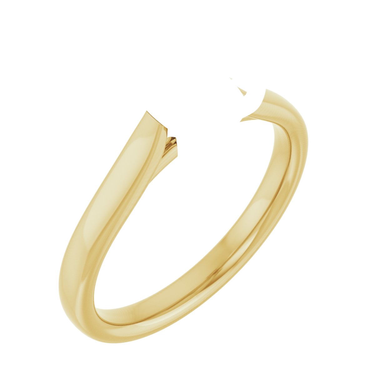 Claw-Prong Solitaire Engagement Ring or Band