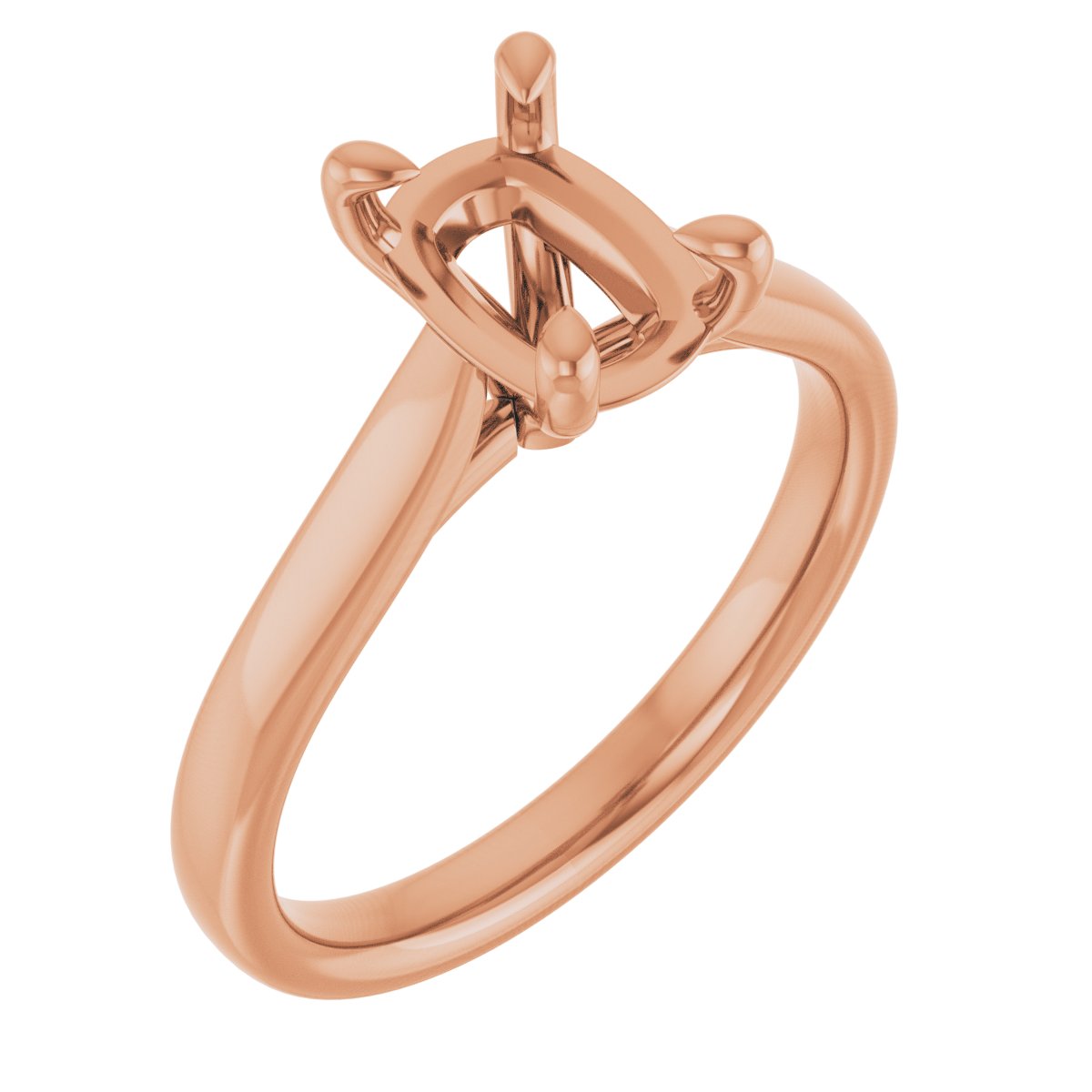 Claw-Prong Solitaire Engagement Ring or Band