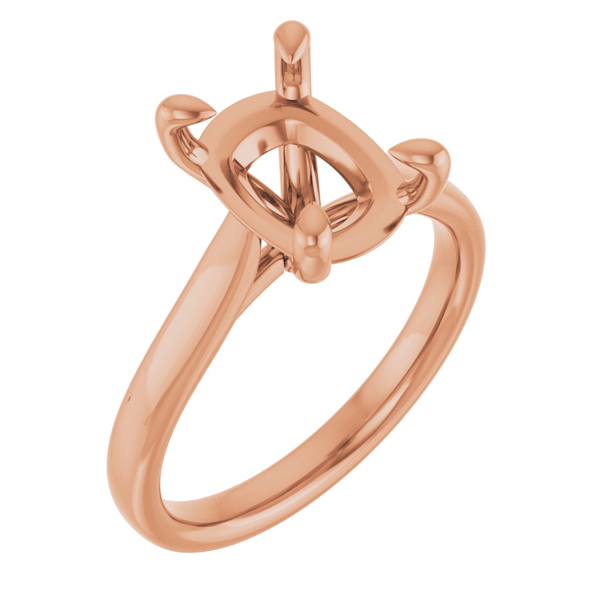 Claw-Prong Solitaire Engagement Ring or Band