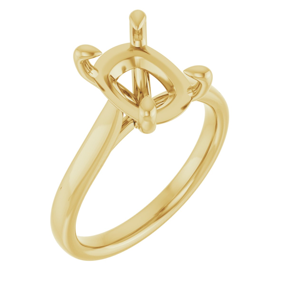 Claw-Prong Solitaire Engagement Ring or Band