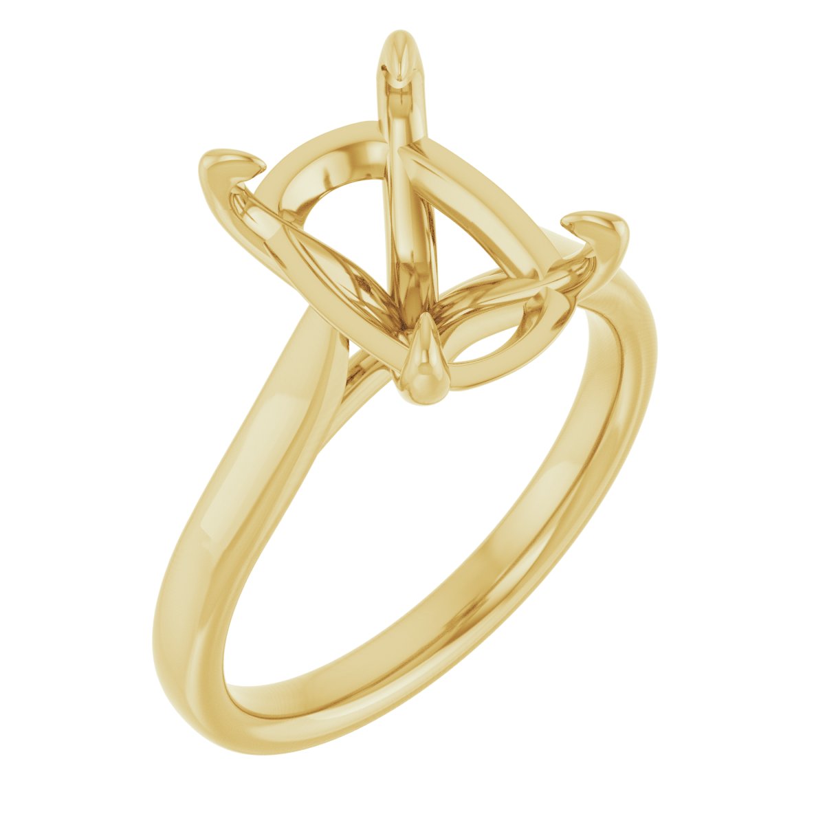 Claw-Prong Solitaire Engagement Ring or Band