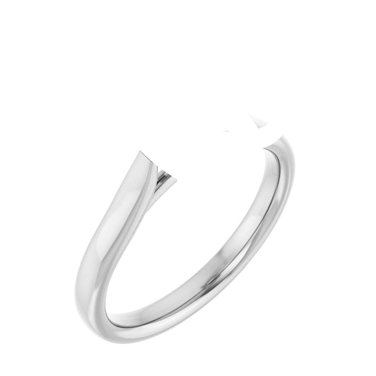 Claw-Prong Solitaire Engagement Ring or Band
