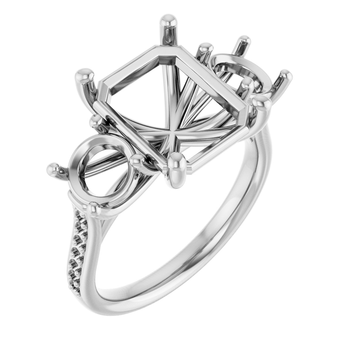 Three-Stone Engagement Ring