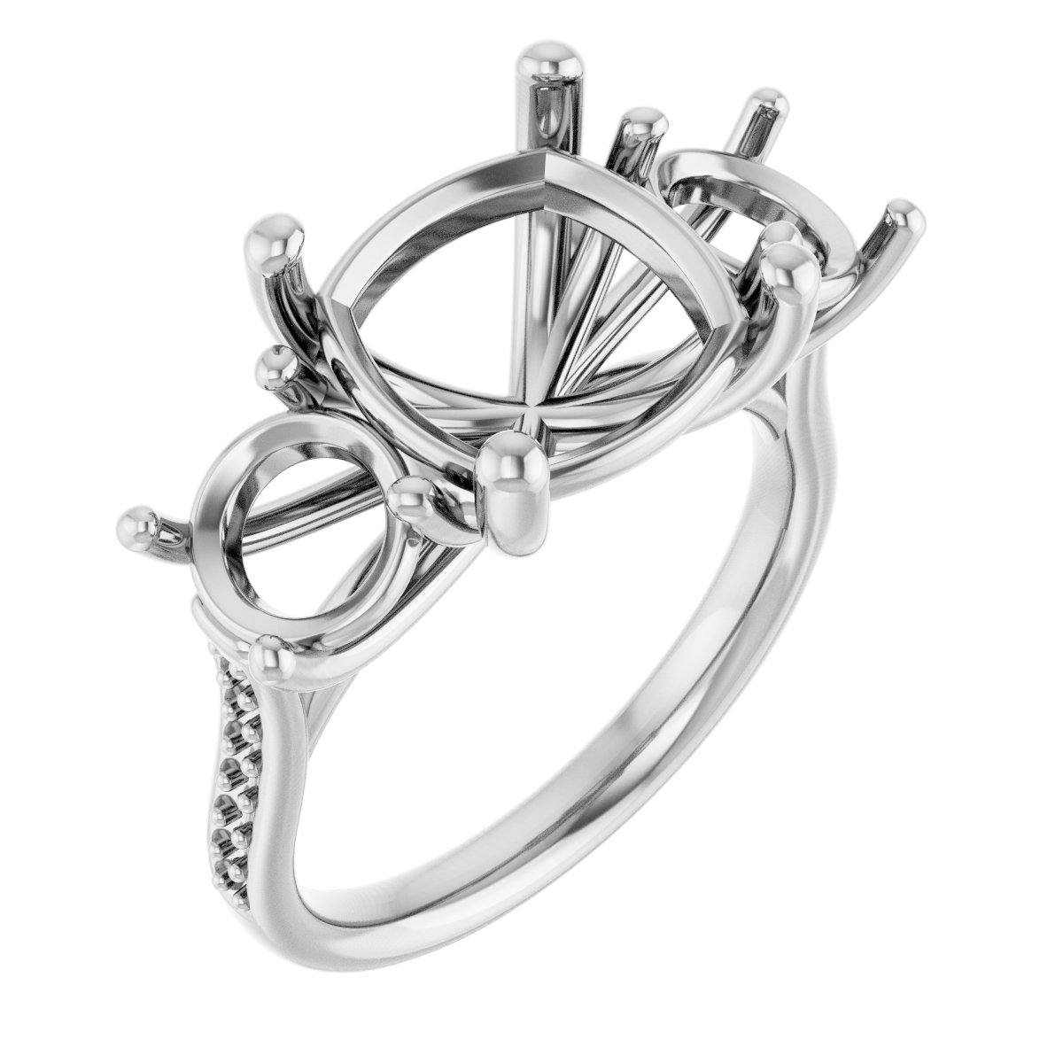 Three-Stone Engagement Ring