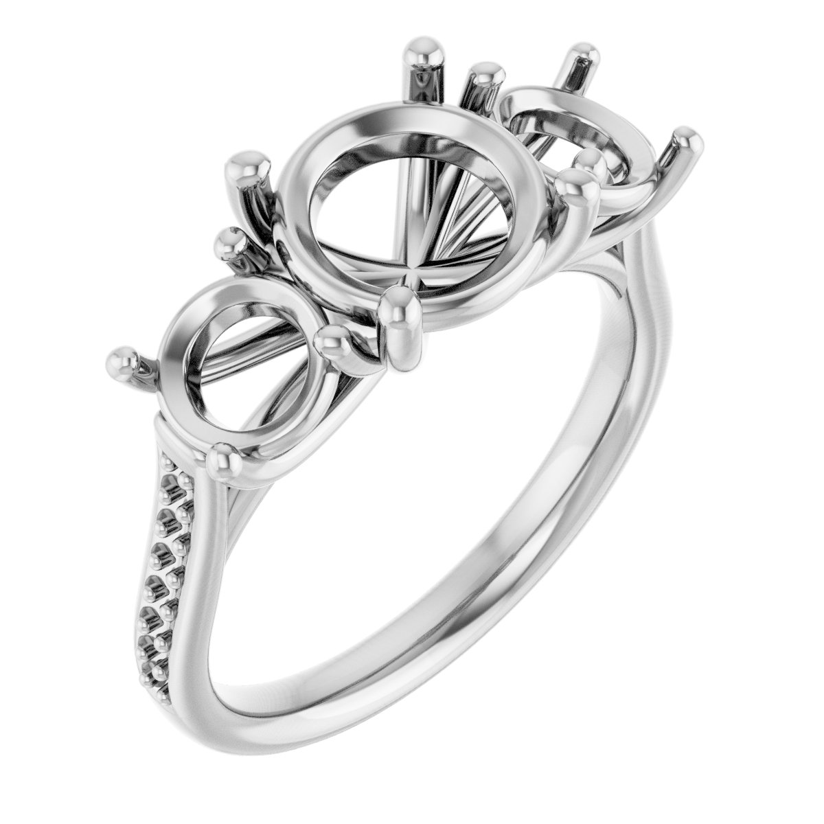 Three-Stone Engagement Ring