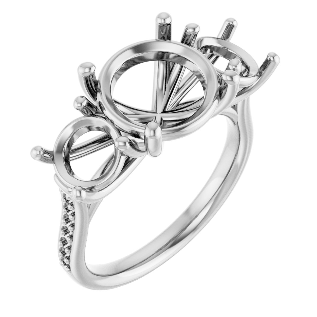 Three-Stone Engagement Ring
