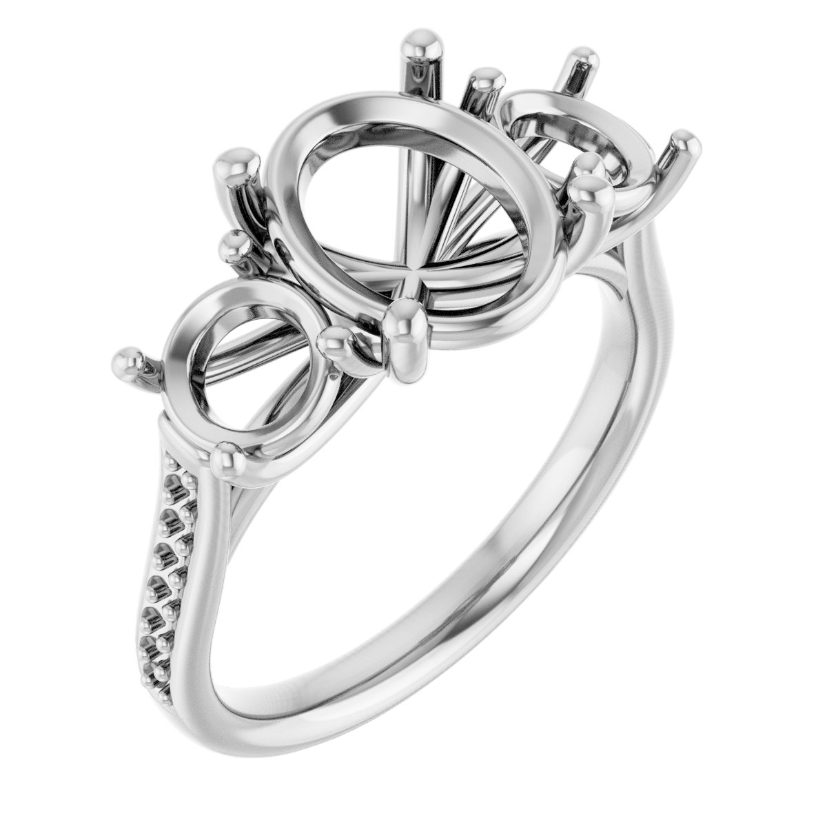 Three-Stone Engagement Ring