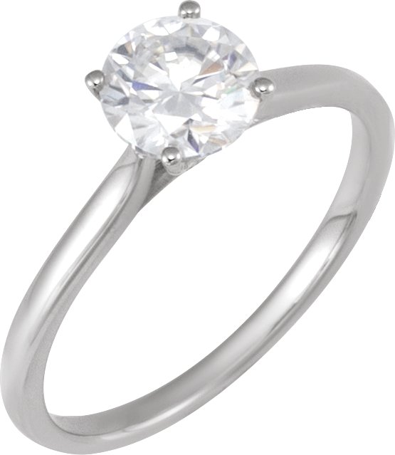 Diamond Solitaire Engagement Ring, Mounting or Band