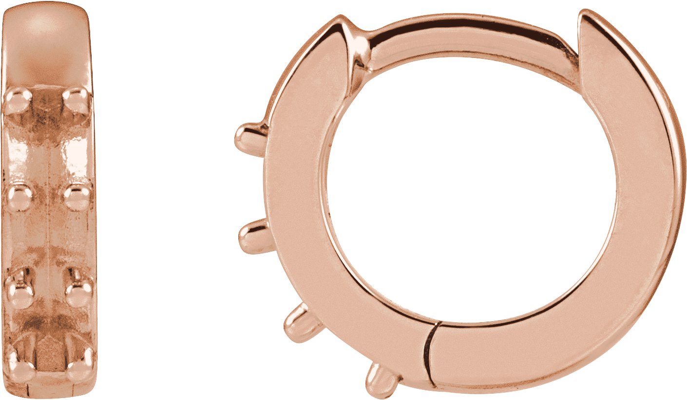 Accented Huggie Earrings