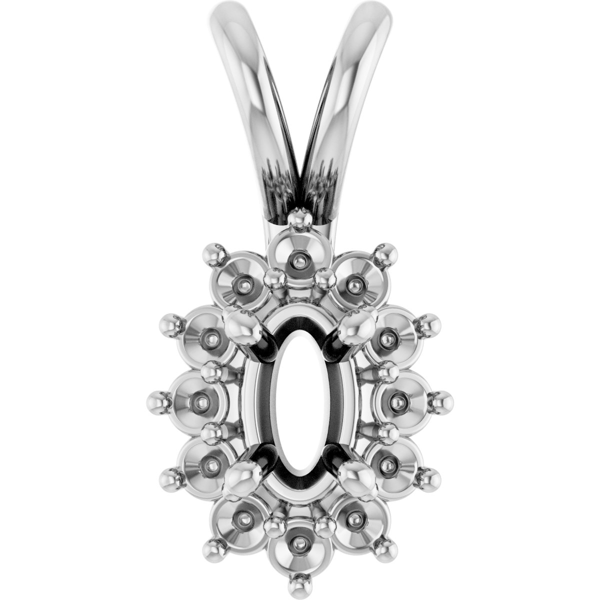 Halo-Style Pendant