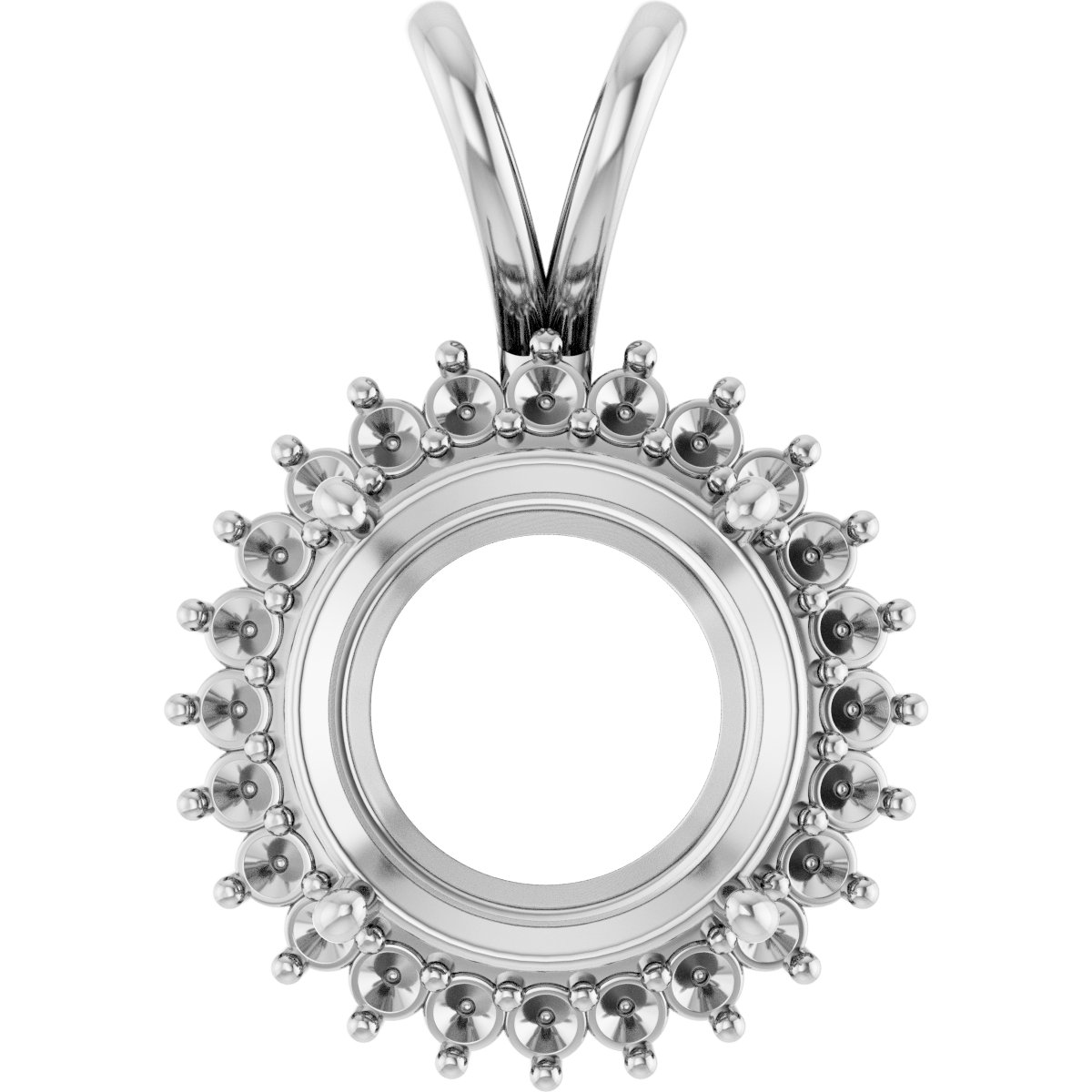 Halo-Style Pendant