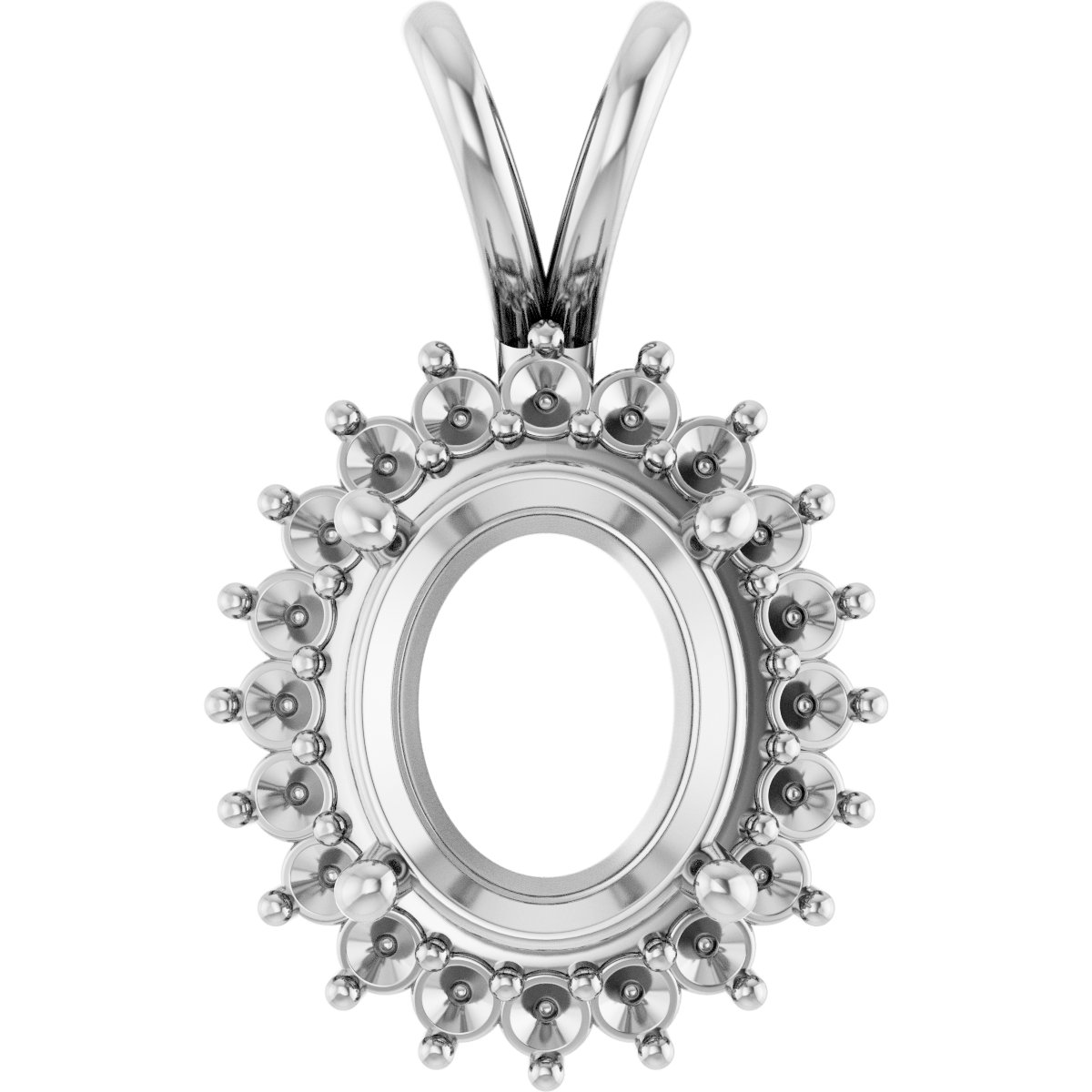 Halo-Style Pendant