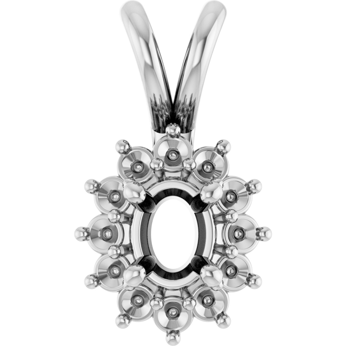 Halo-Style Pendant