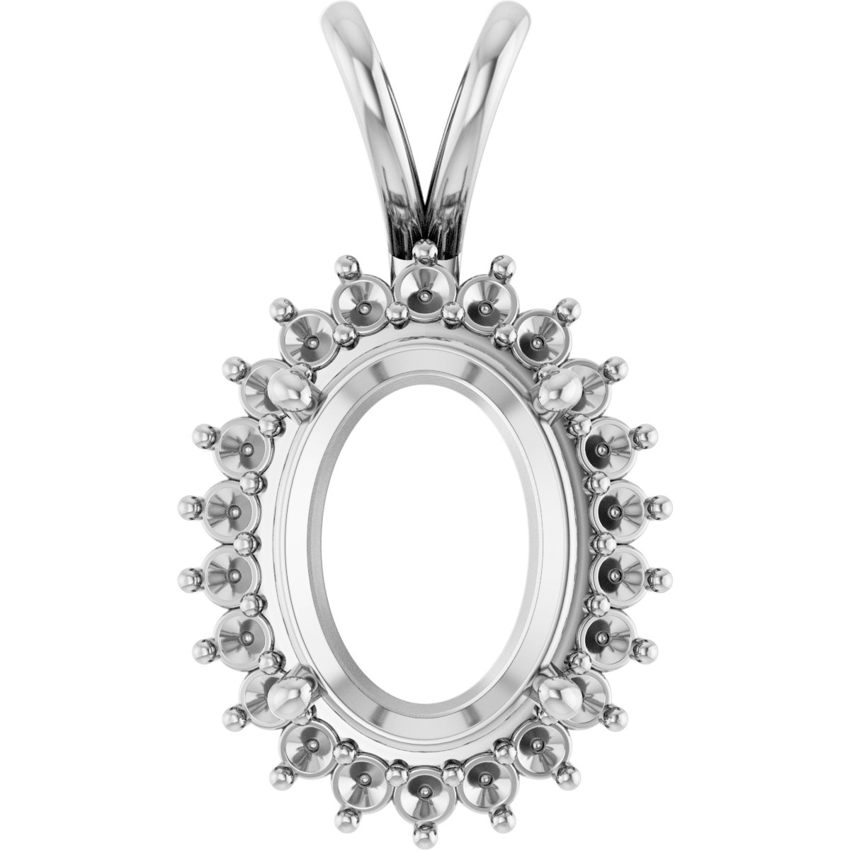 Halo-Style Pendant