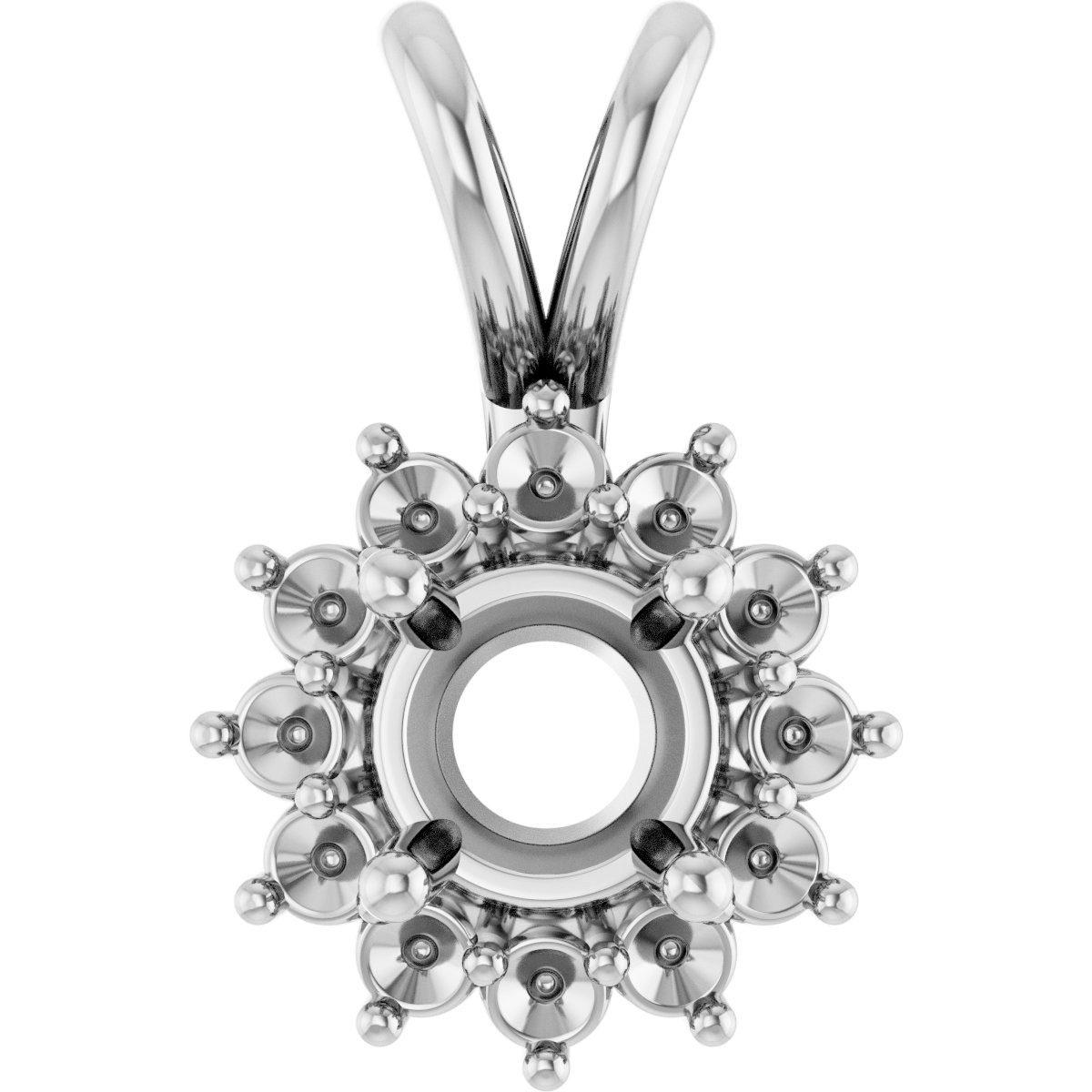 Halo-Style Pendant