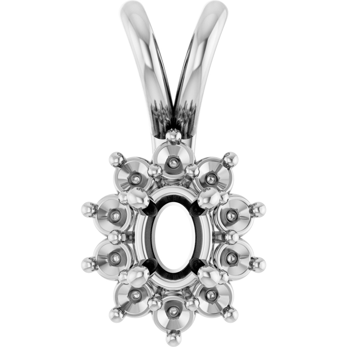 Halo-Style Pendant